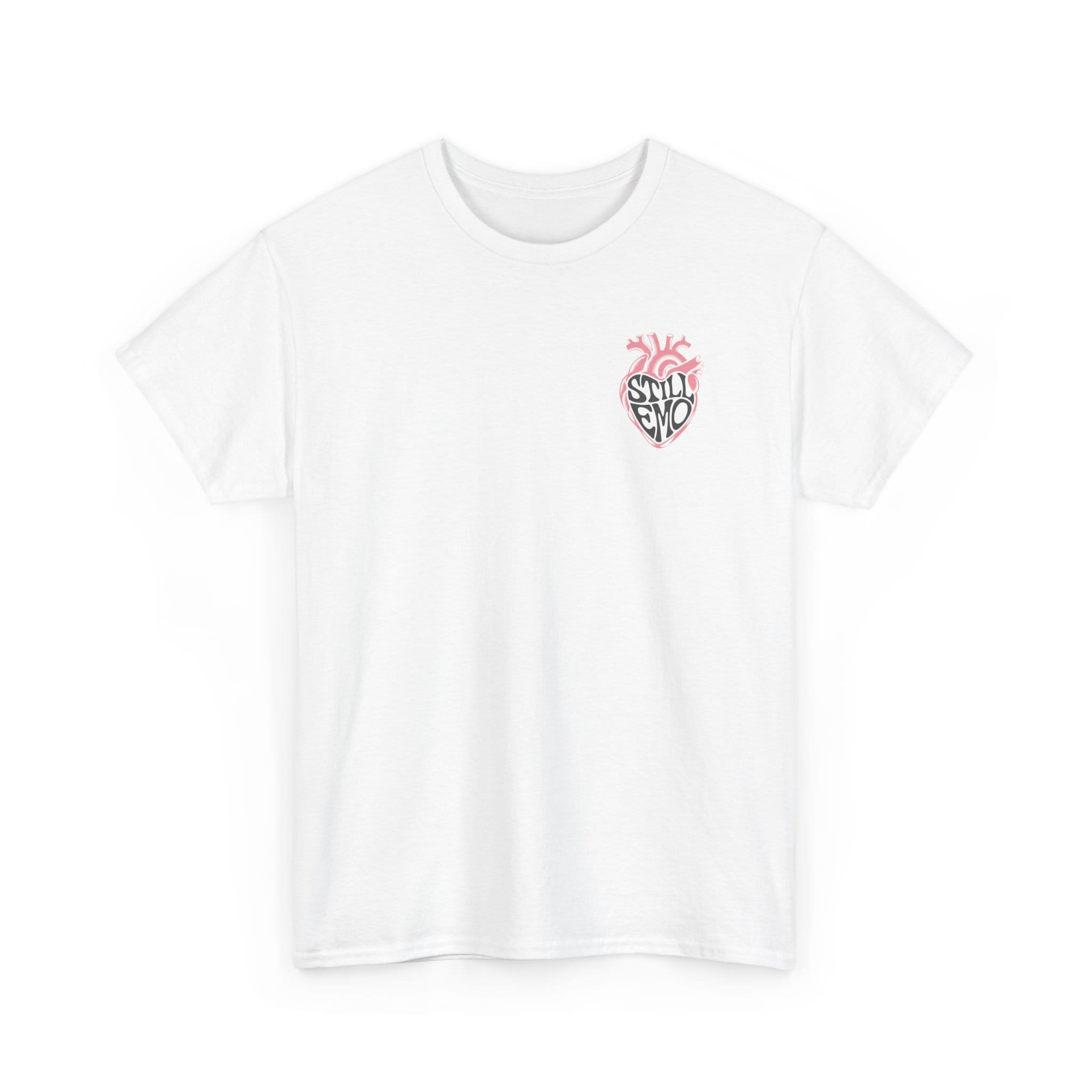 Still Emo Anatomical Heart Color Tee White / S
