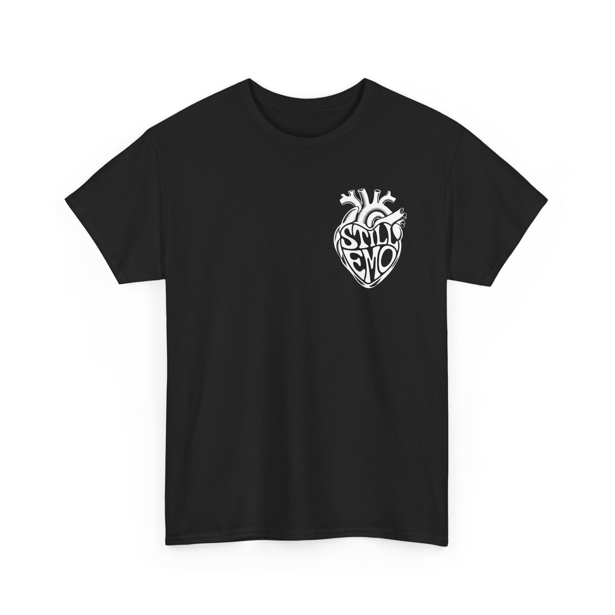 Still Emo Anatomical Heart Tee Black / S