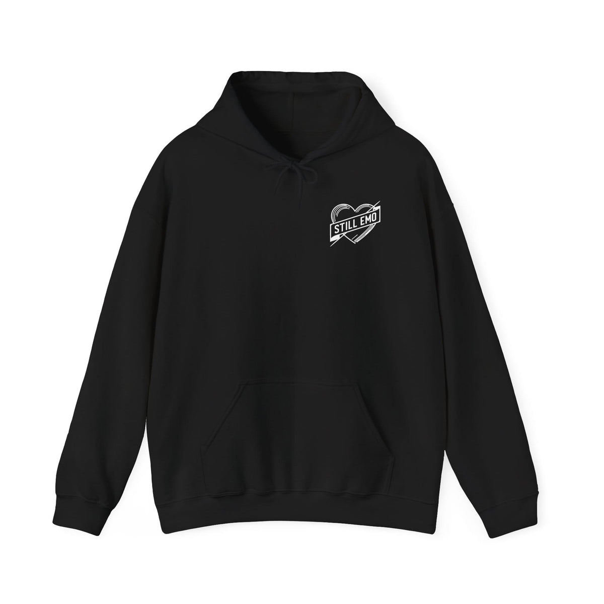 Still Emo Badge Hoodie S / Black