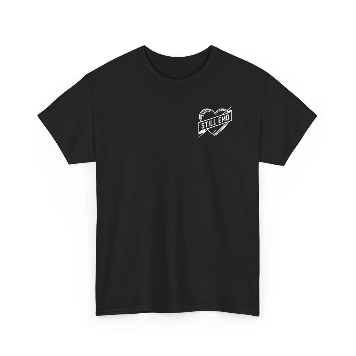 Still Emo Badge Tee S / Black