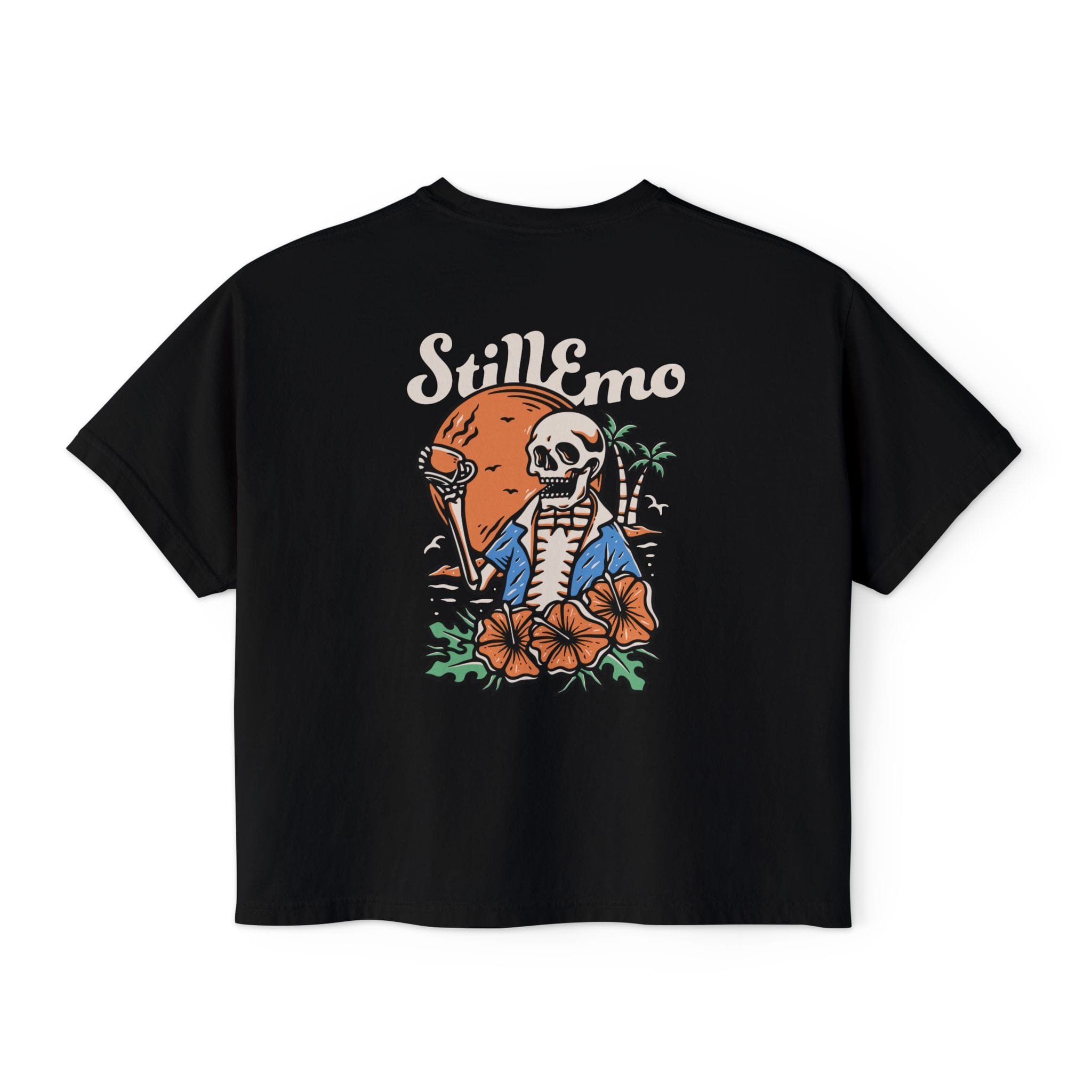 Still Emo Beach Club Crop Black / S