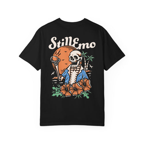 Still Emo Beach Club Tee on Comfort Colors Black / S