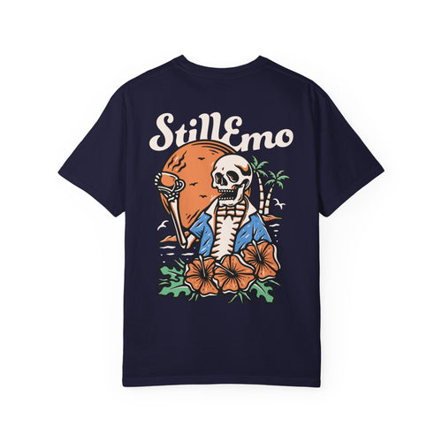 Still Emo Beach Club Tee on Comfort Colors True Navy / S