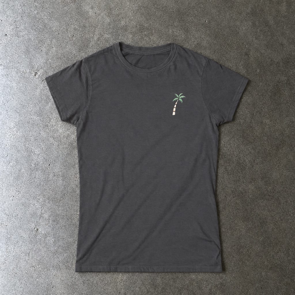 Still Emo Beach Club - Women's Tee S / Charcoal