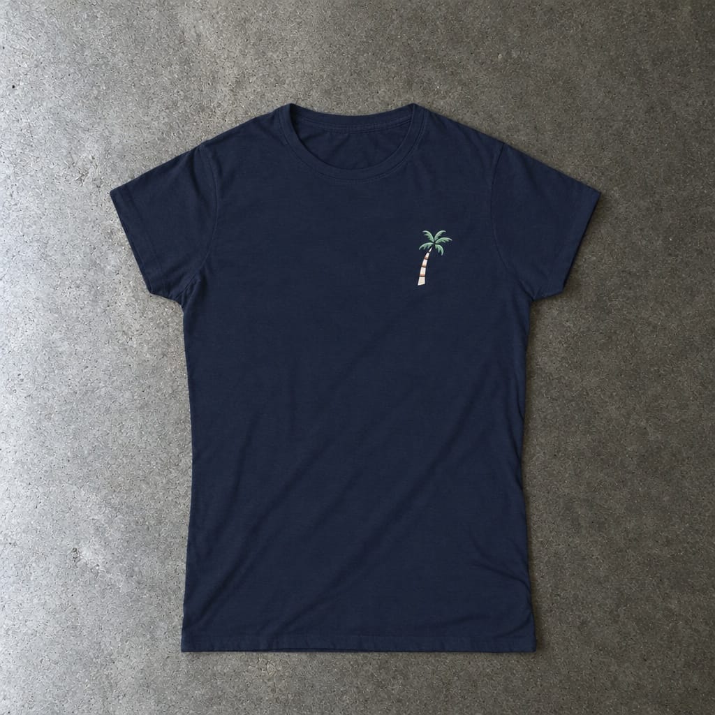 Still Emo Beach Club - Women's Tee S / Navy