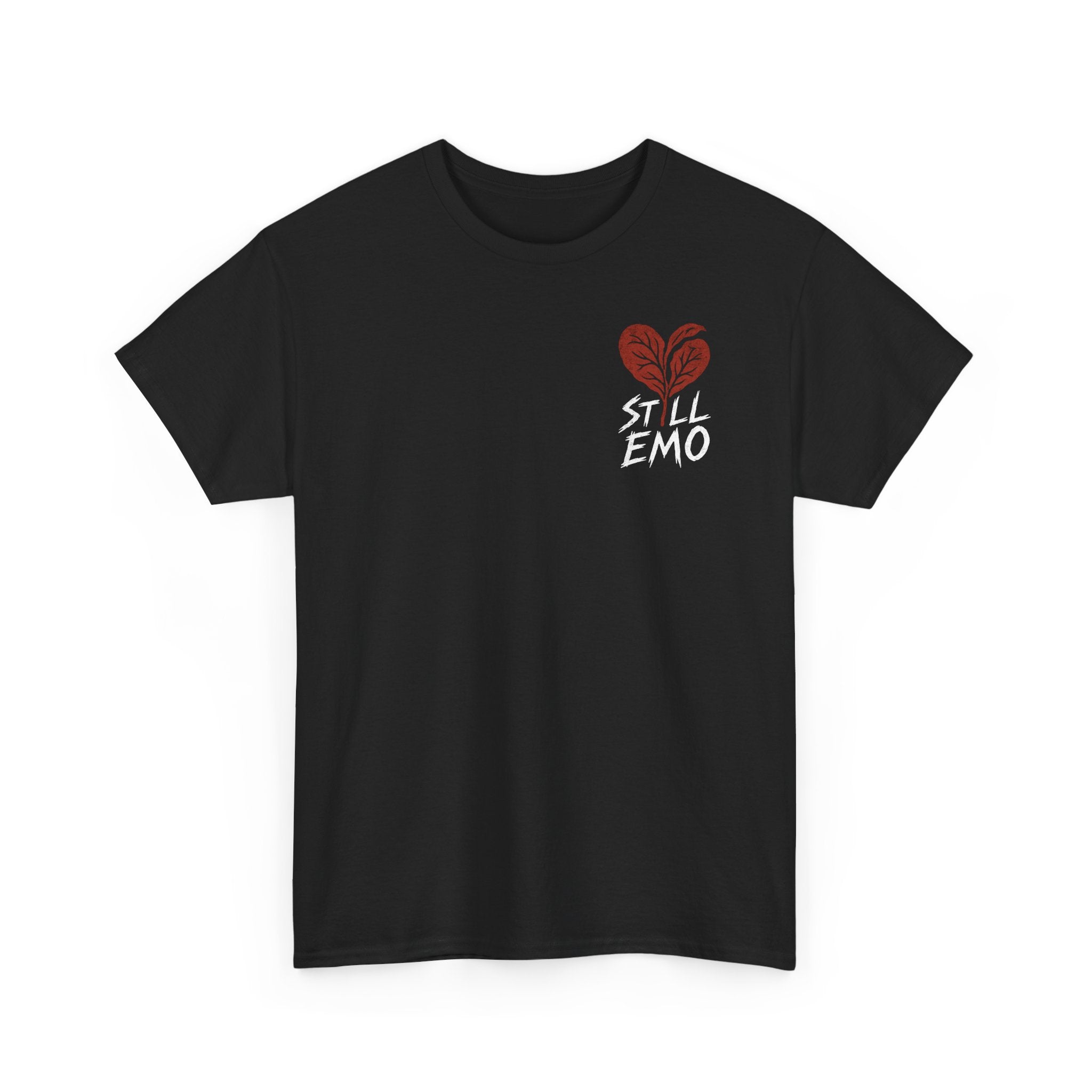 Still Emo Bleeding Heart Tee Black / S