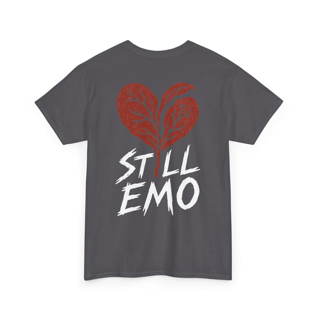 Still Emo Bleeding Heart w/ Back Tee S / Charcoal