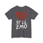 Still Emo Bleeding Heart w/ Back Tee S / Charcoal