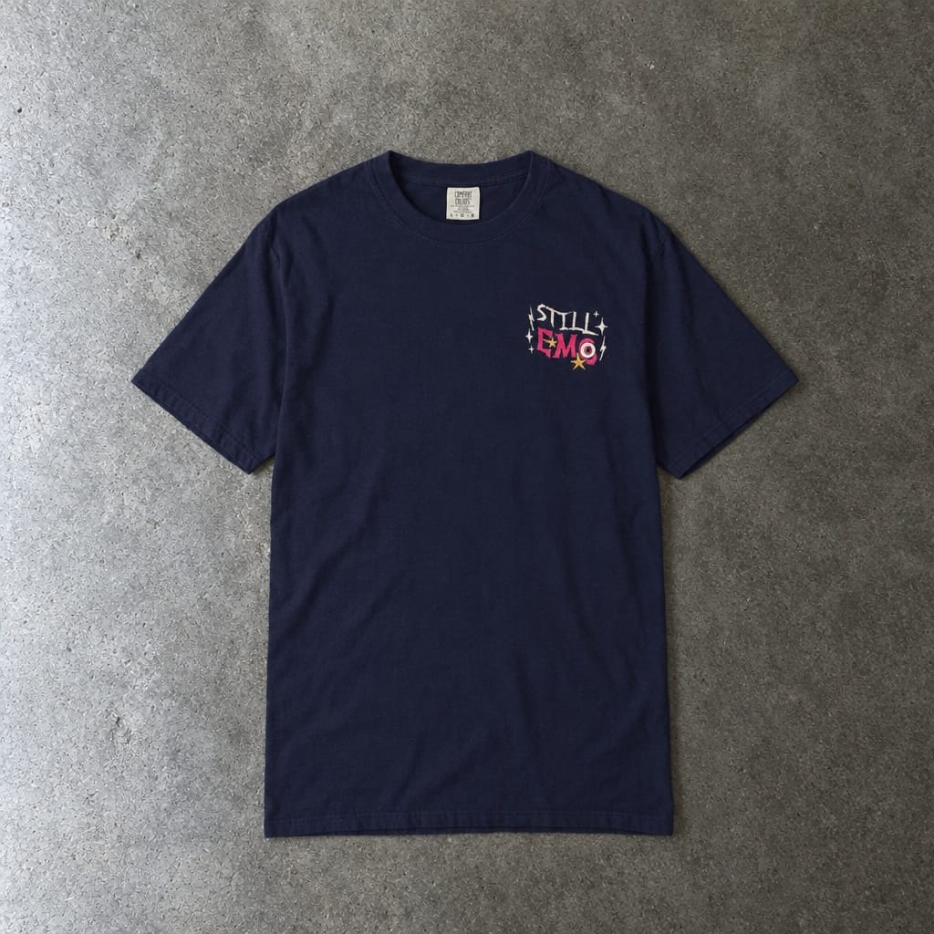 Still Emo Eyeball Tee on Comfort Colors