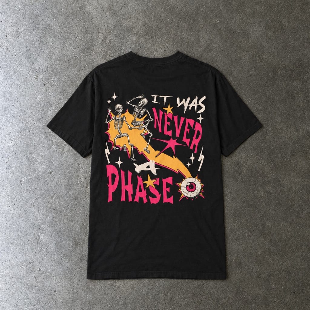 Still Emo Eyeball Tee on Comfort Colors Black / S