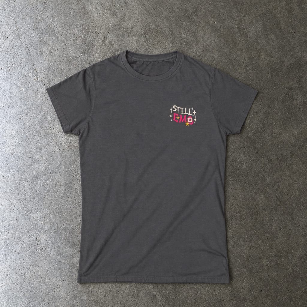 Still Emo Eyeball - Women's Tee S / Charcoal