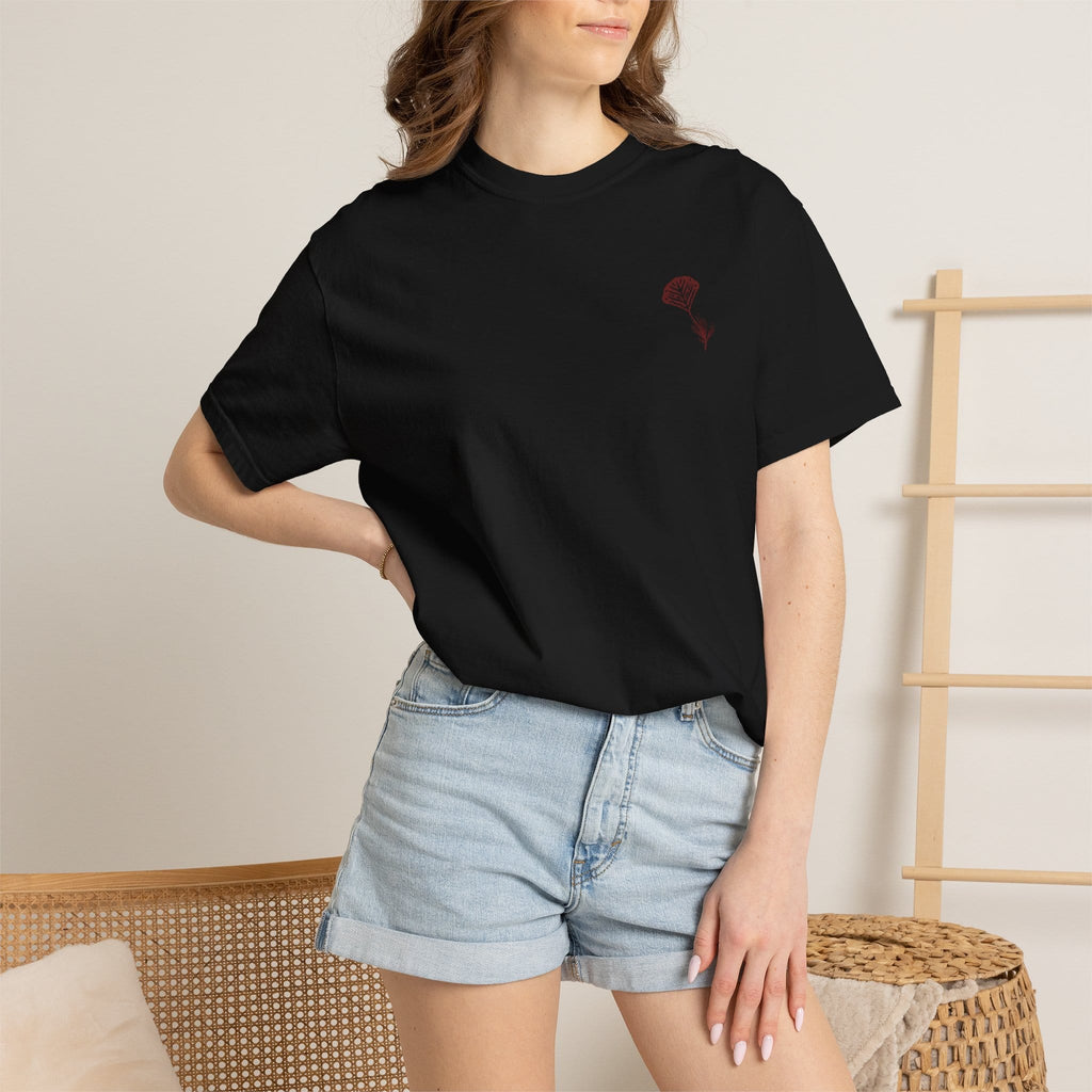 Still Emo Flower Tee on Comfort Colors