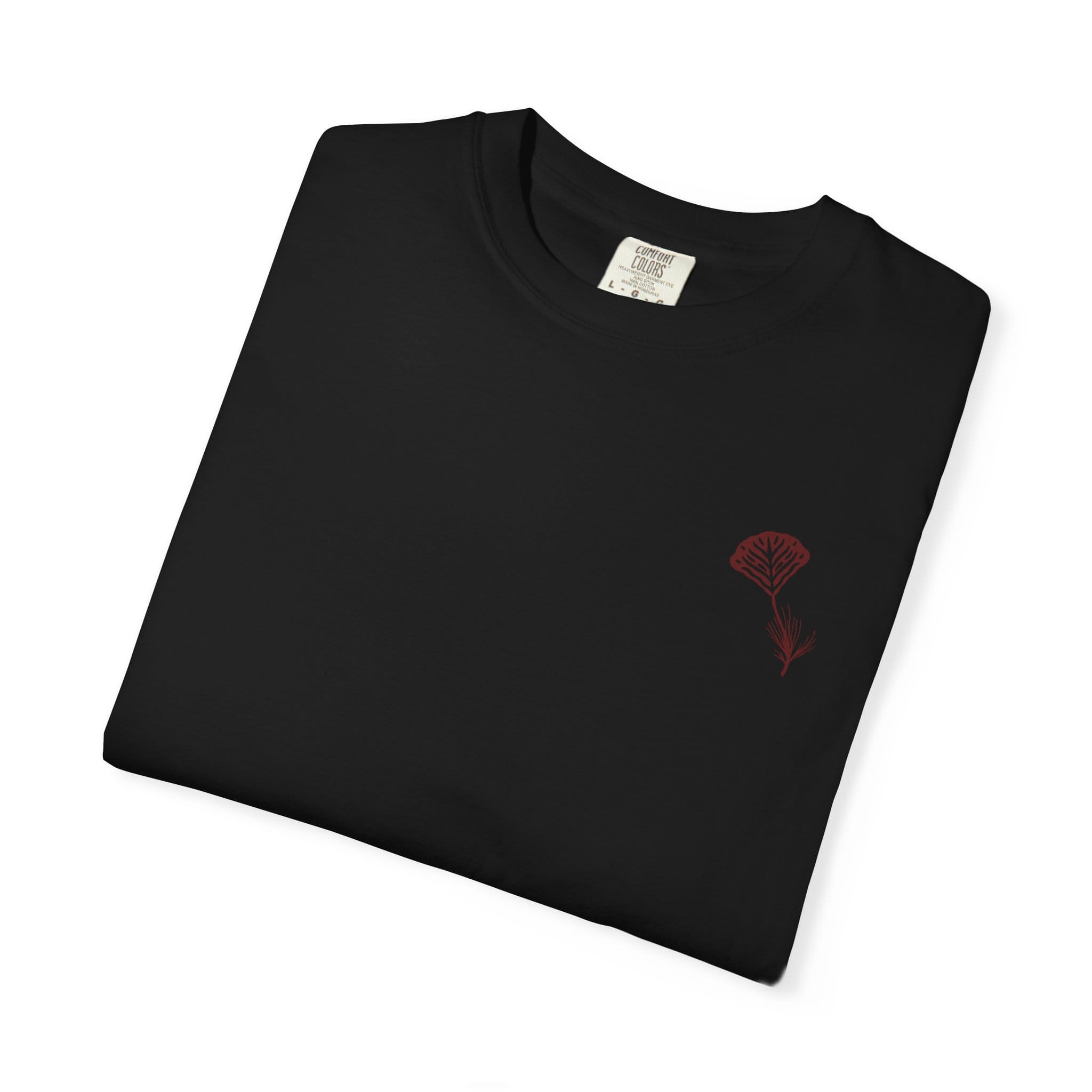 Still Emo Flower Tee on Comfort Colors