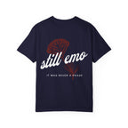 Still Emo Flower Tee on Comfort Colors