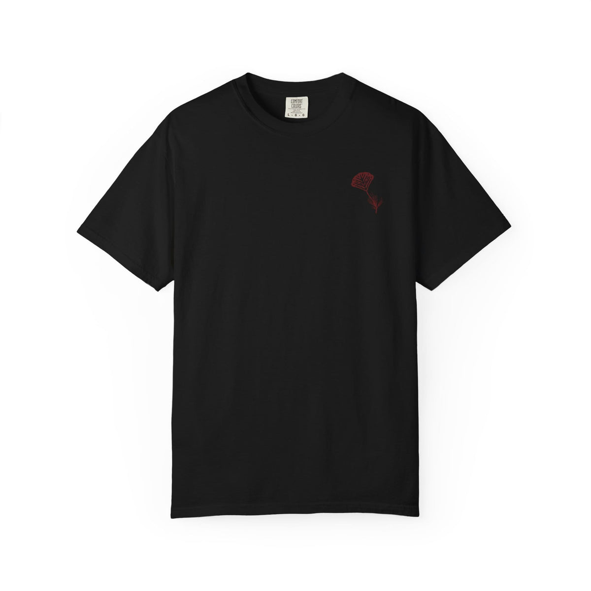 Still Emo Flower Tee on Comfort Colors