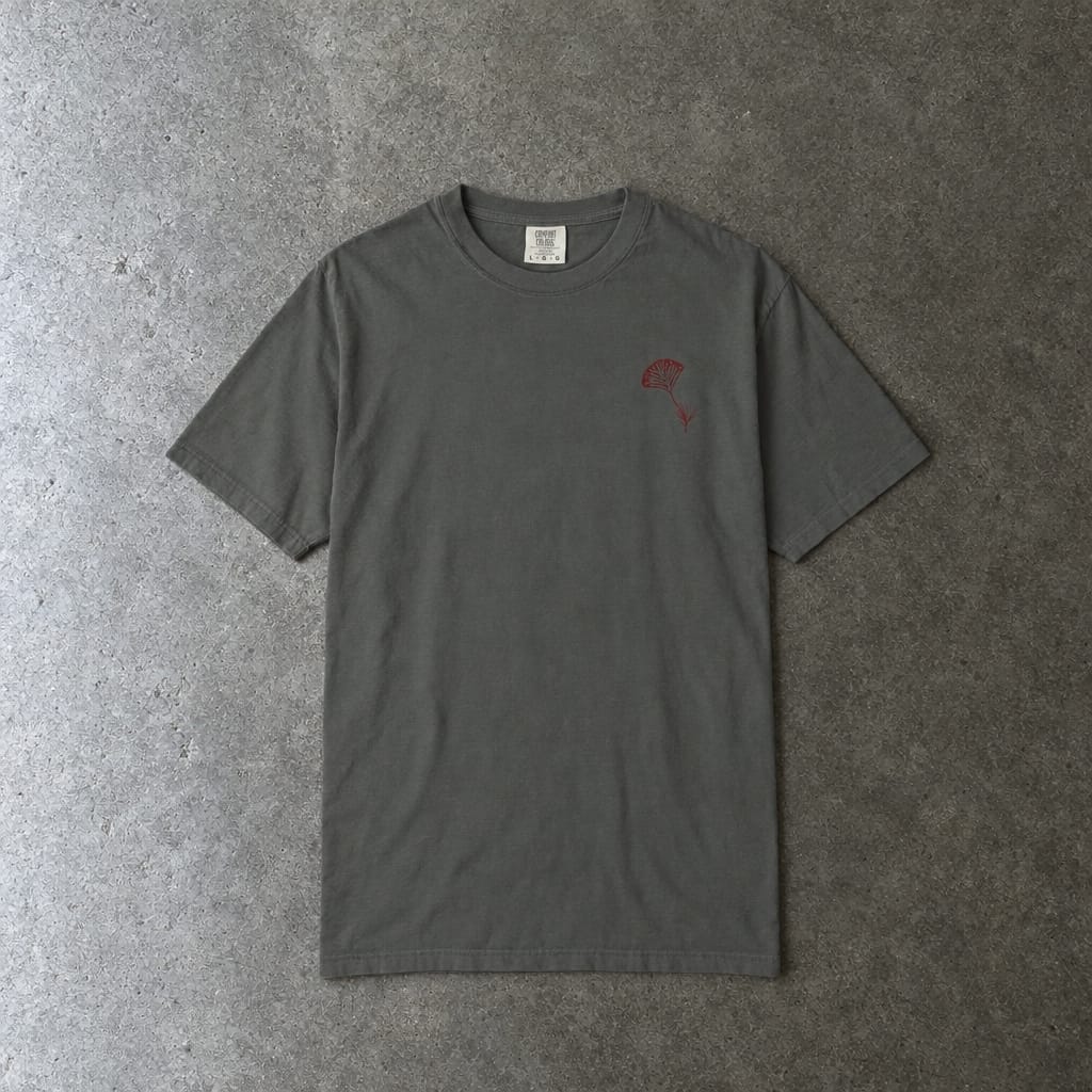 Still Emo Flower Tee on Comfort Colors
