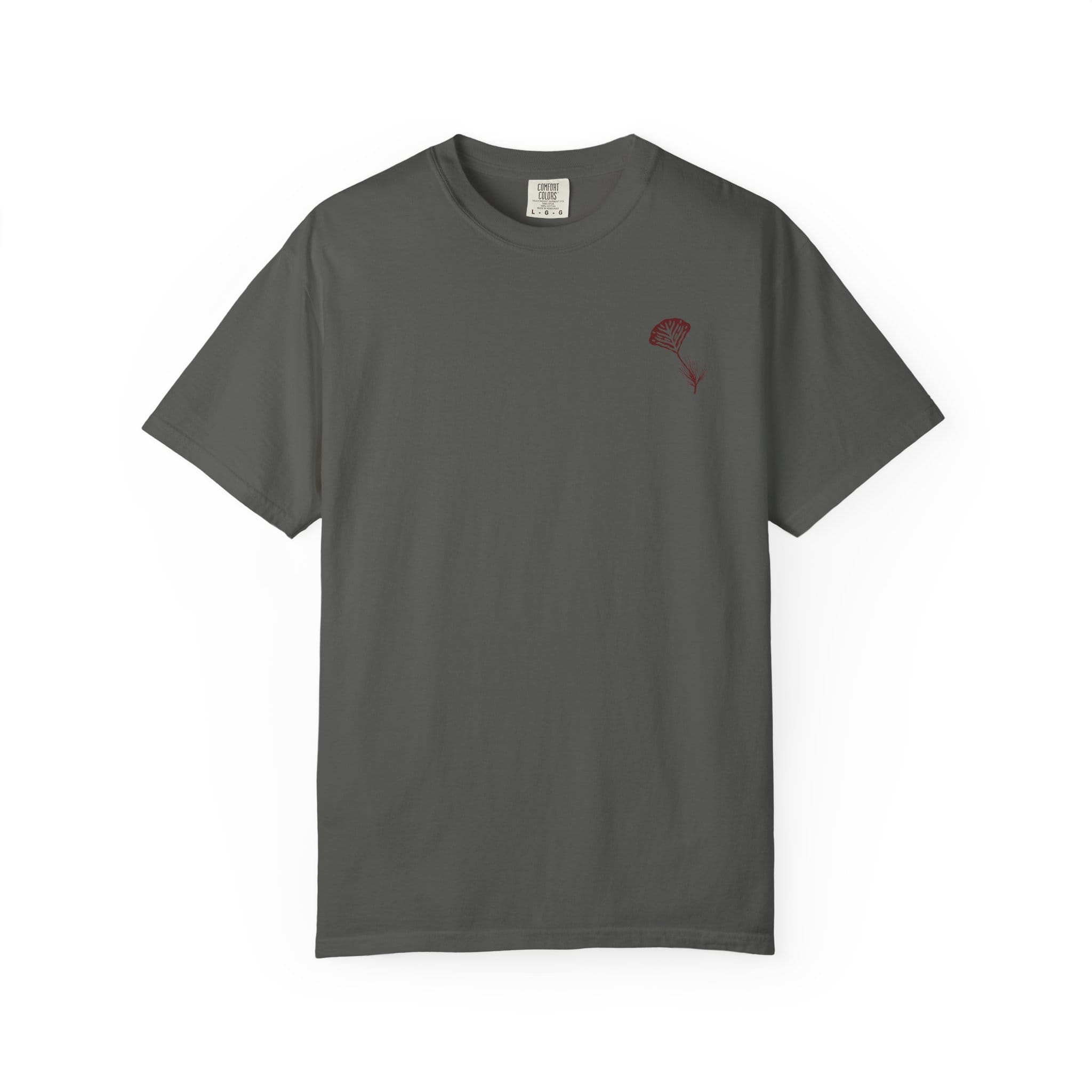 Still Emo Flower Tee on Comfort Colors Pepper / S
