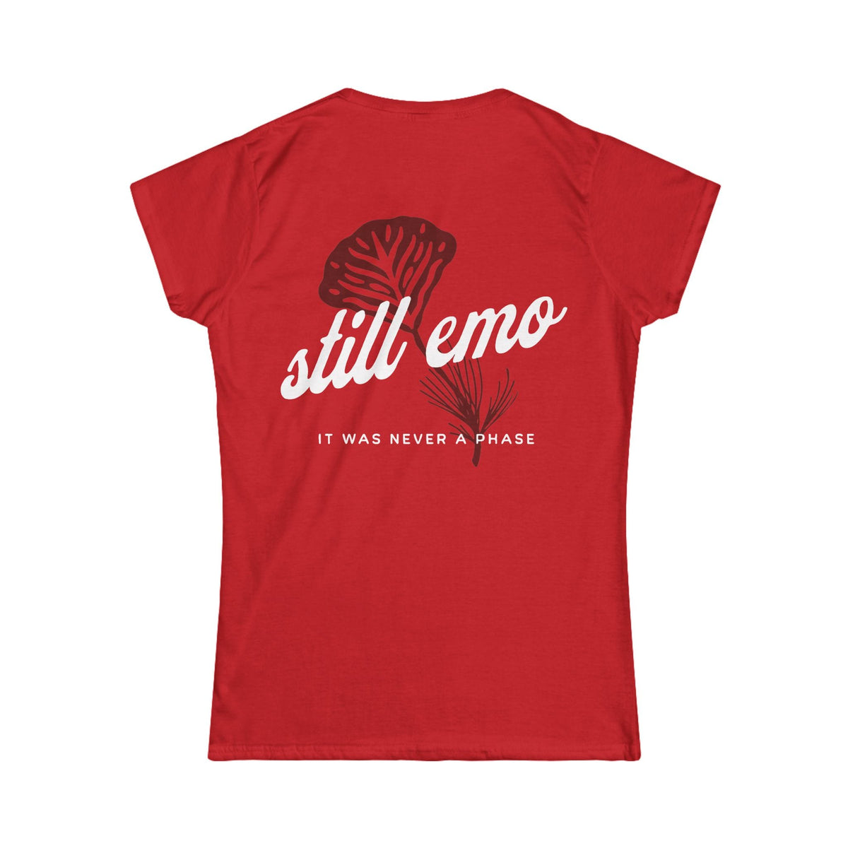 Still Emo Flower - Women's Tee CA S / Red