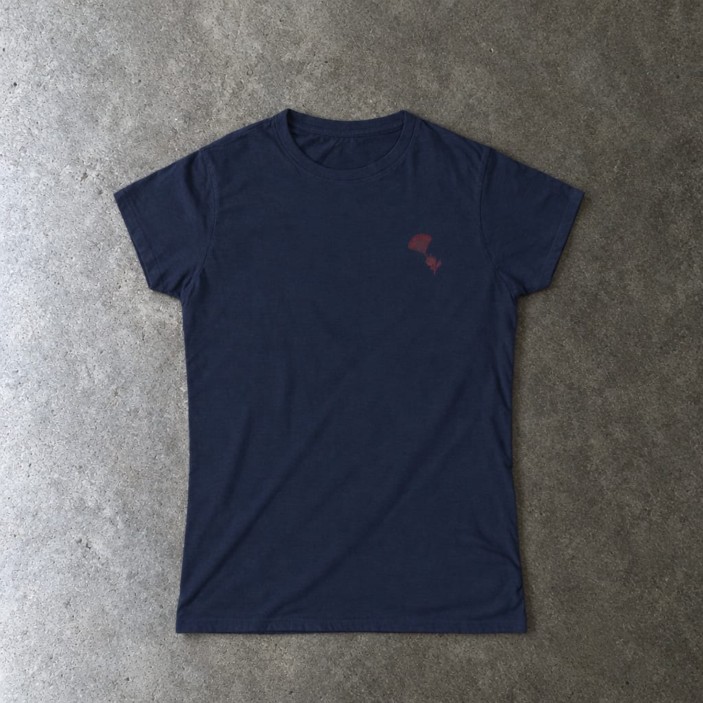 Still Emo Flower - Women's Tee S / Navy