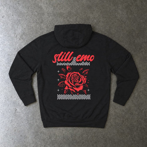 Still Emo Rose Hoodie