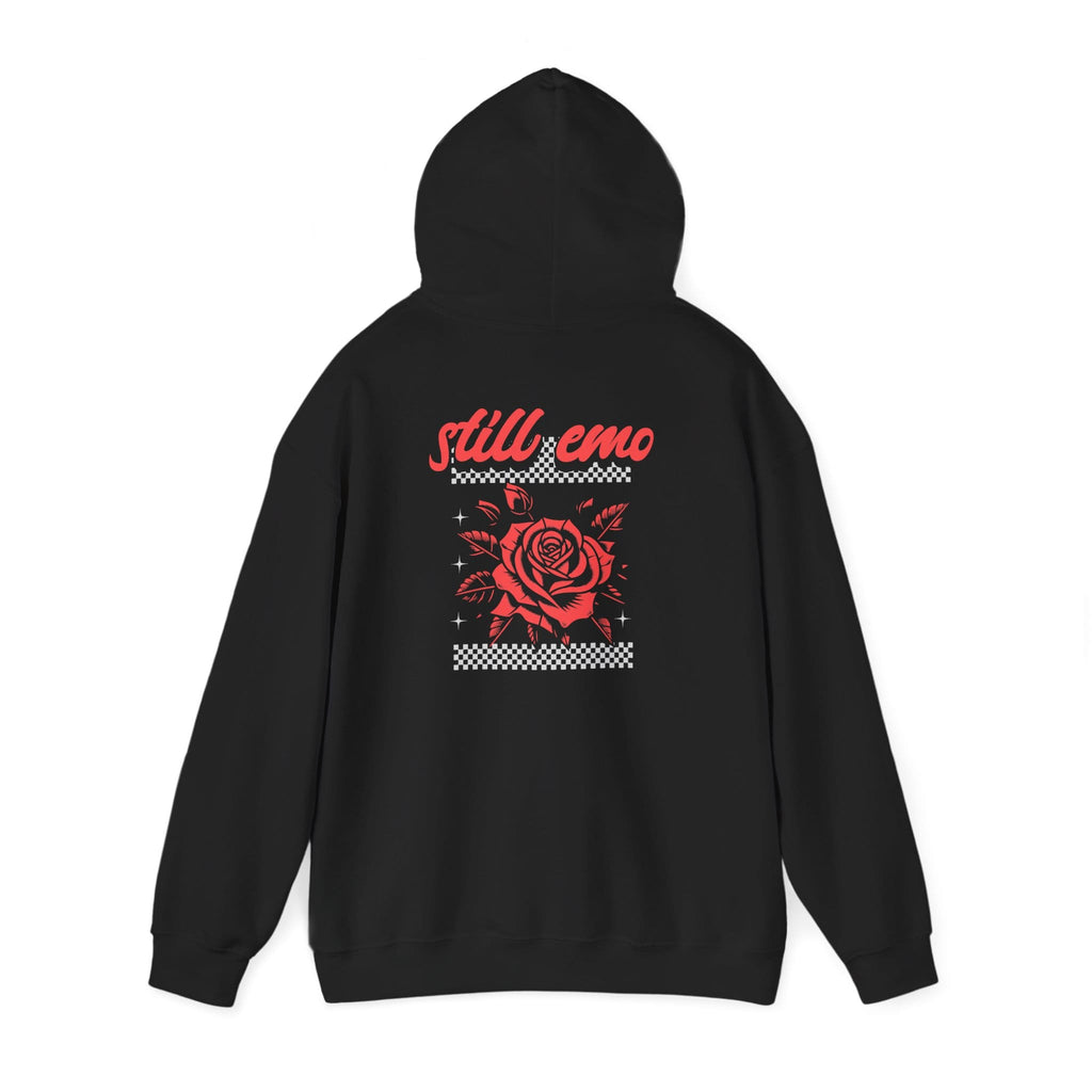 Still Emo Rose Hoodie S / Black