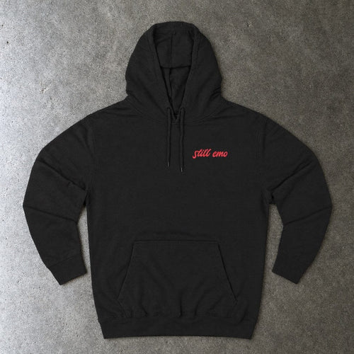 Still Emo Rose Hoodie S / Black