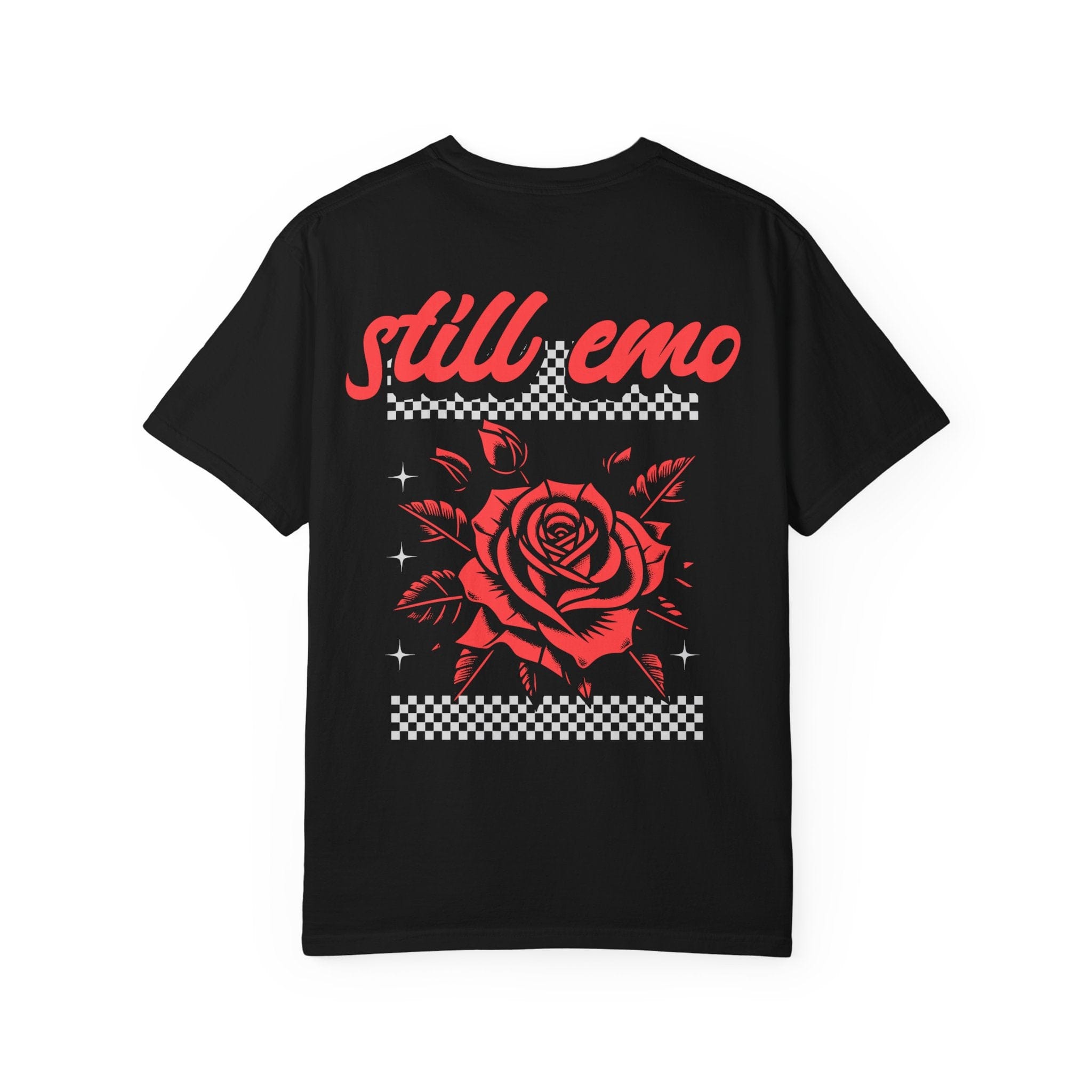Still Emo Rose Tee on Comfort Colors