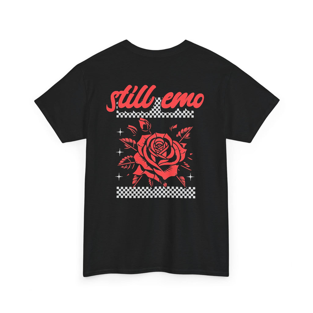 Still Emo Rose Tee S / Black