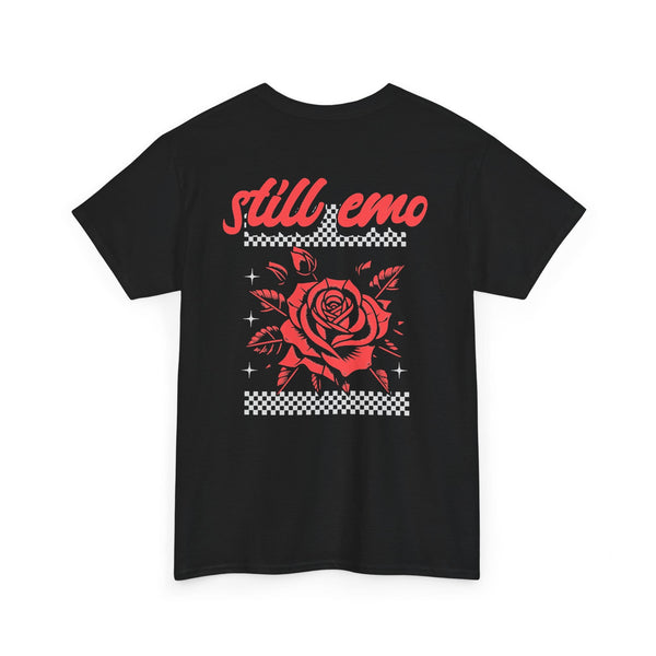 Still Emo Rose Tee S / Black