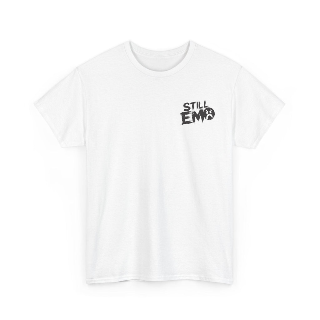 Still Emo Sad Face Tee White / S