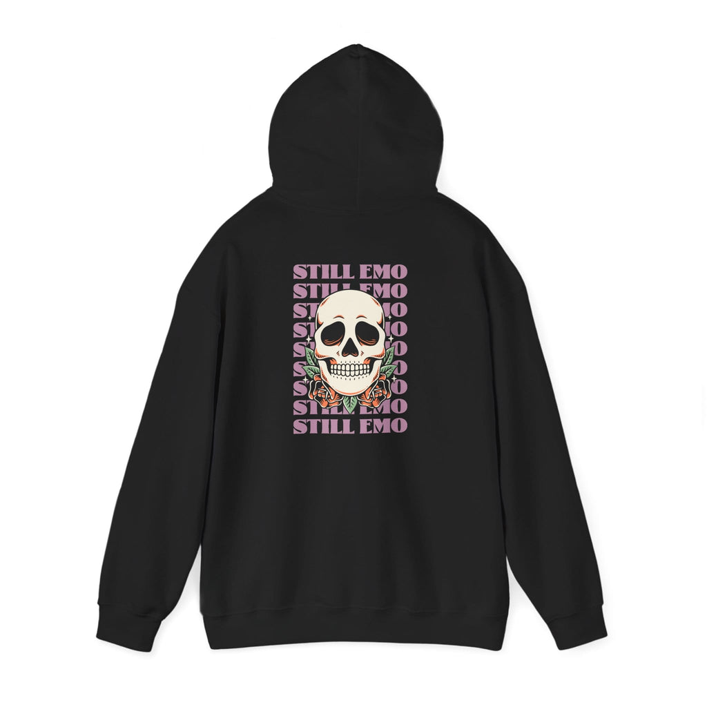 Still Emo Skull Hoodie S / Black