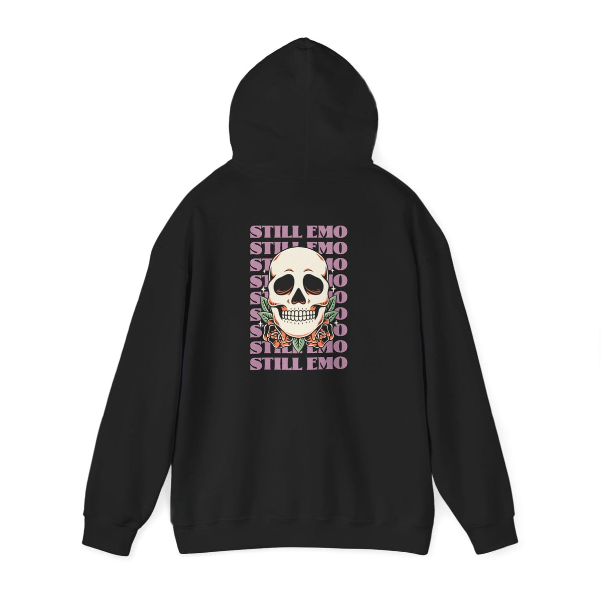 Still Emo Skull Hoodie S / Black