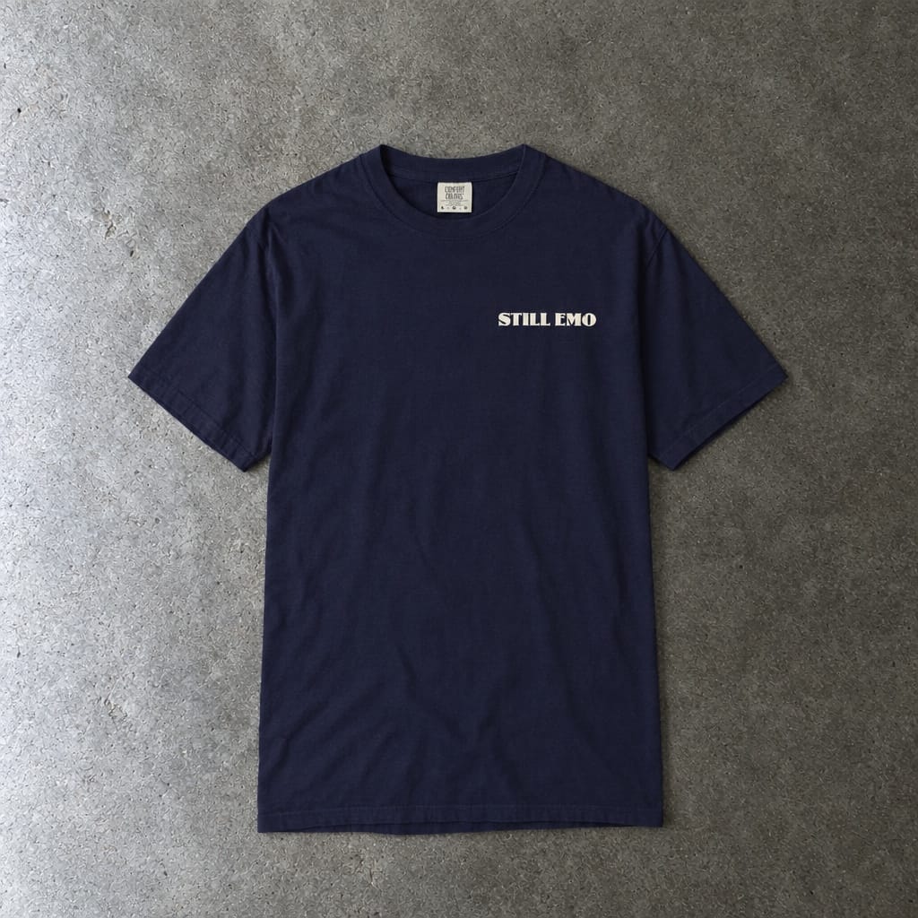 Still Emo Skull Tee on Comfort Colors