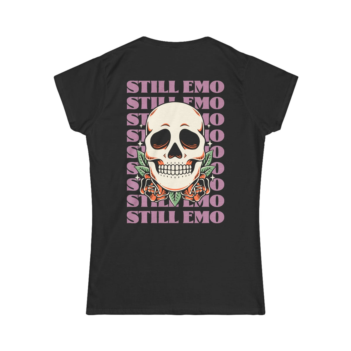 Still Emo Skull - Women's Tee CA S / Black