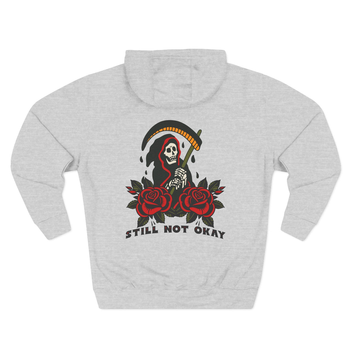 Still Not Okay Hoodie XS / Heather Grey