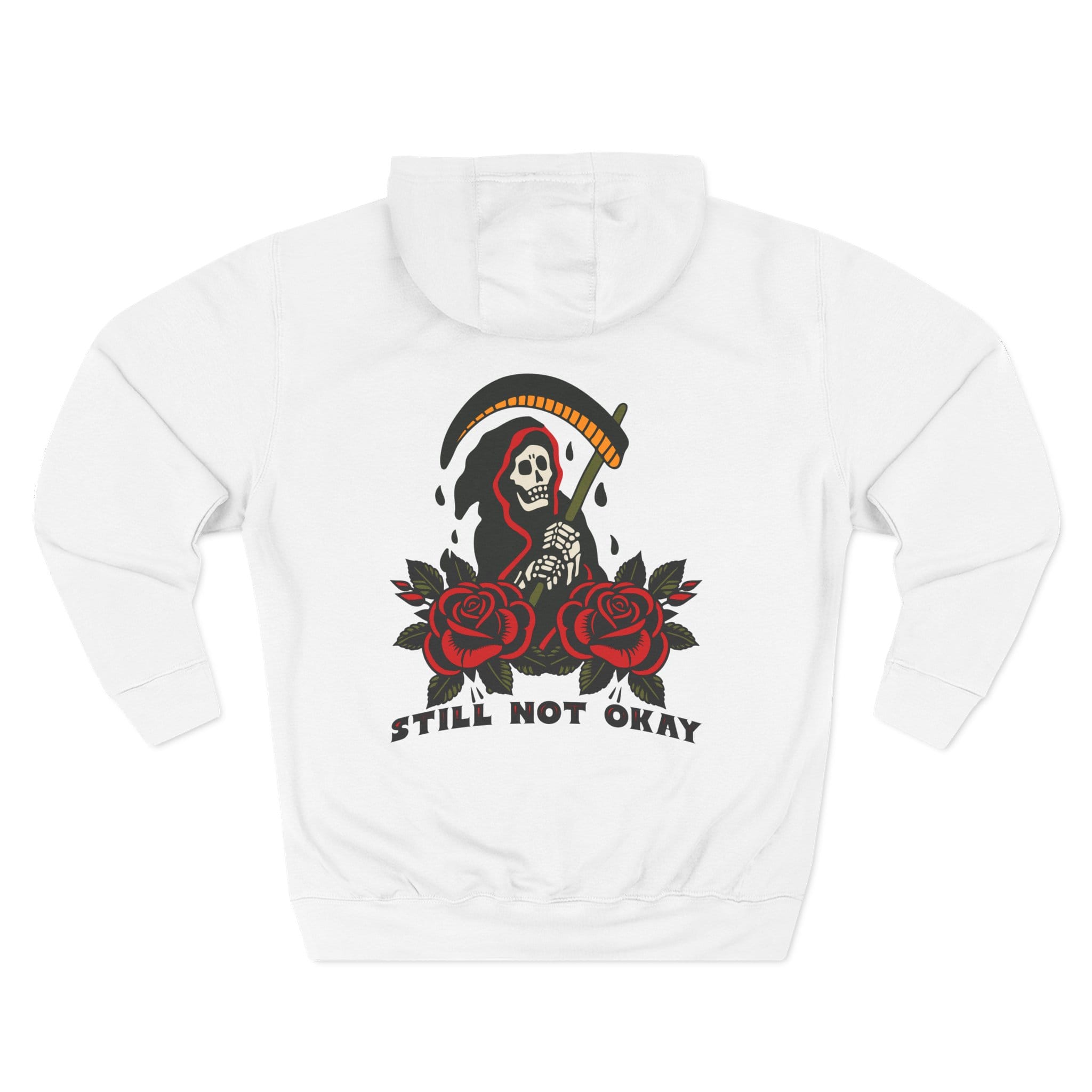 Still Not Okay Hoodie XS / White
