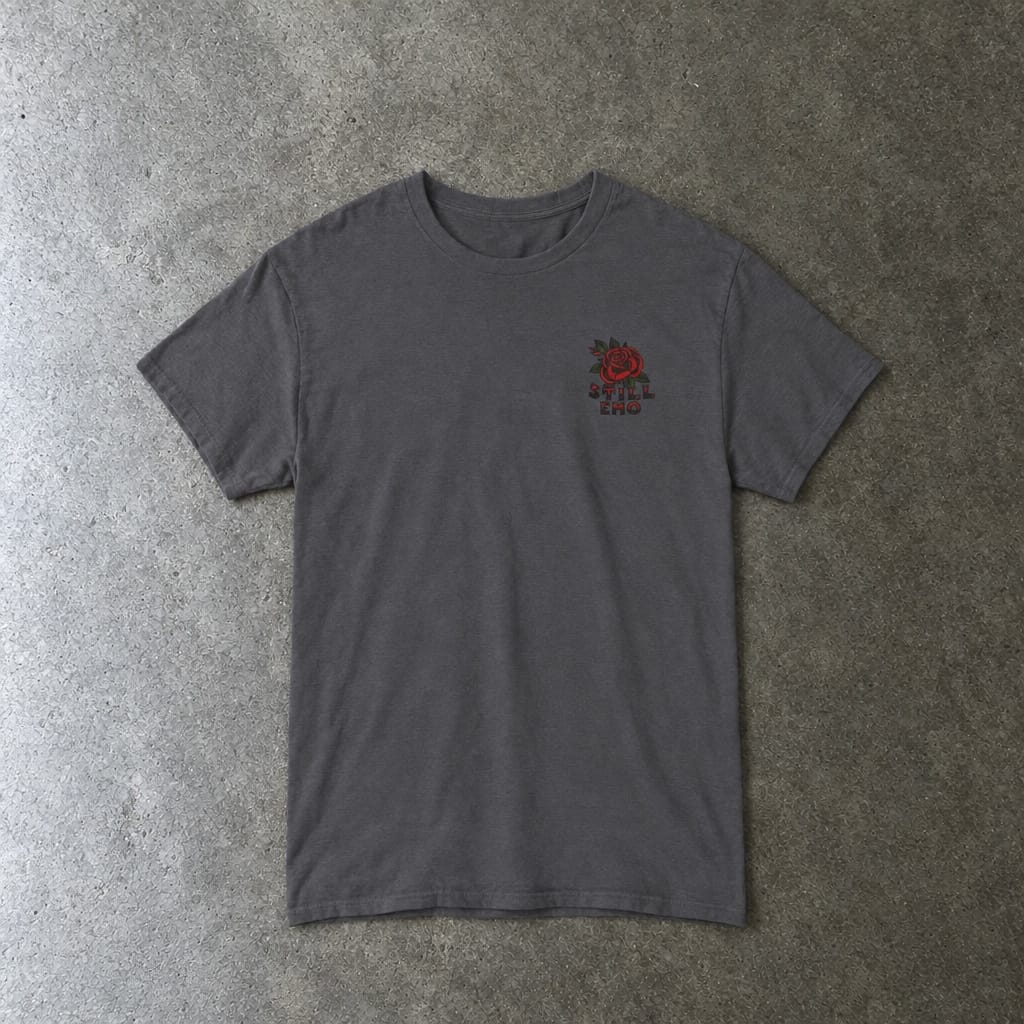 Still Not Okay Tee Charcoal / S