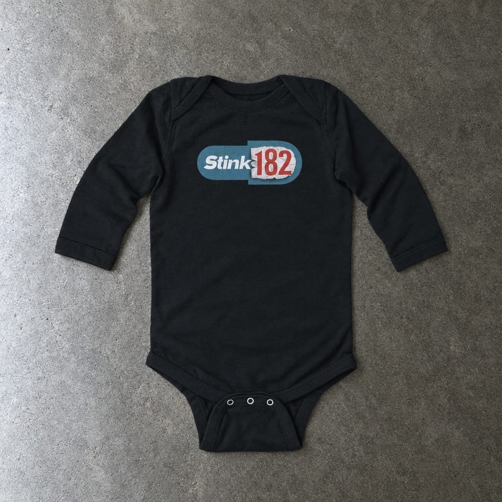 Stink-182 - Long Sleeve Onesie Black / NB (0-3M)