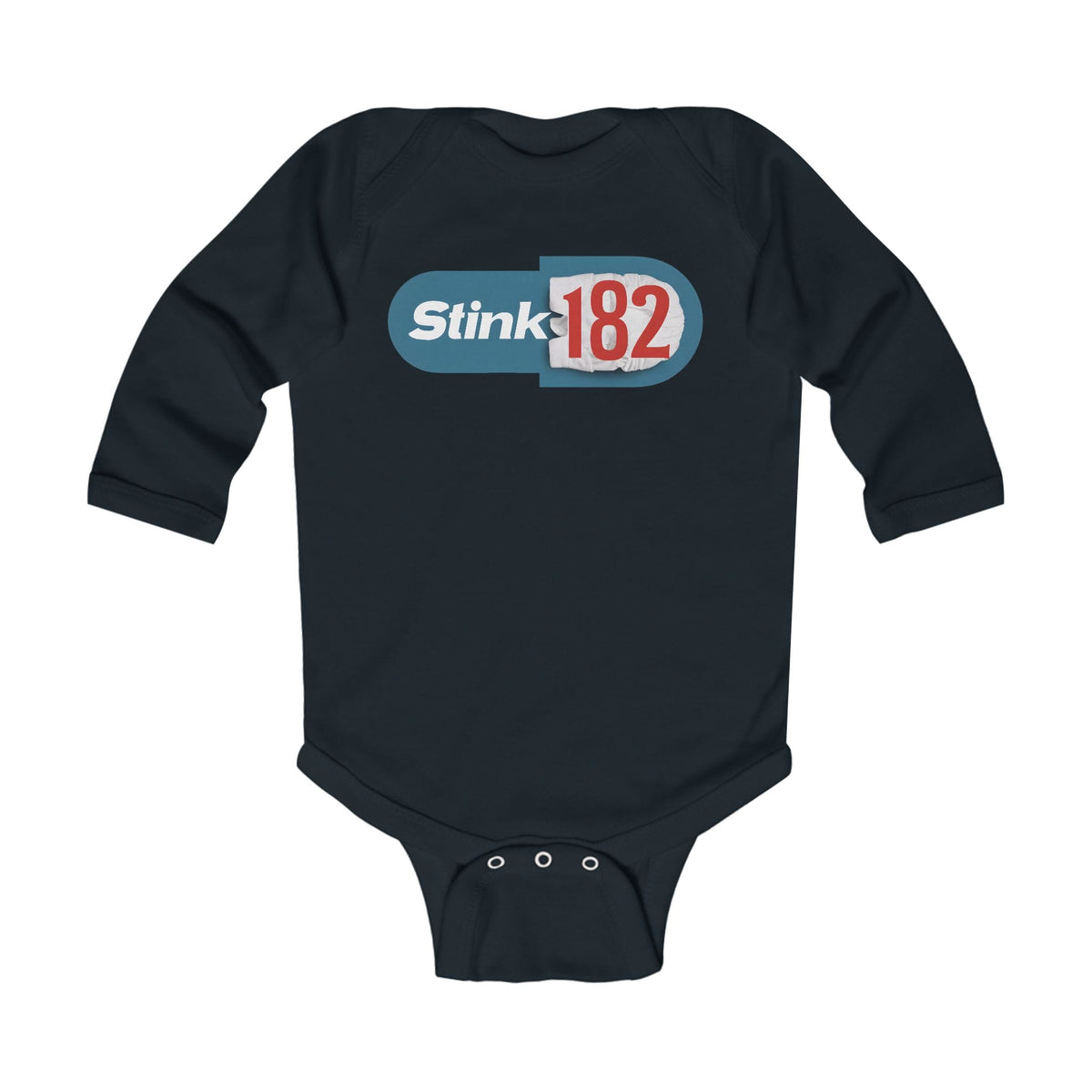 Stink-182 - Long Sleeve Onesie CA Black / NB (0-3M)