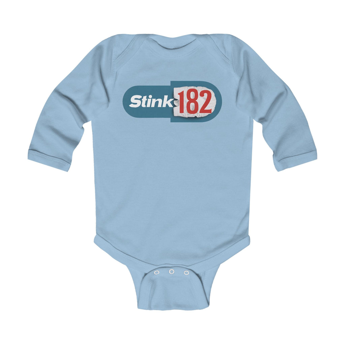 Stink-182 - Long Sleeve Onesie CA Light Blue / NB (0-3M)