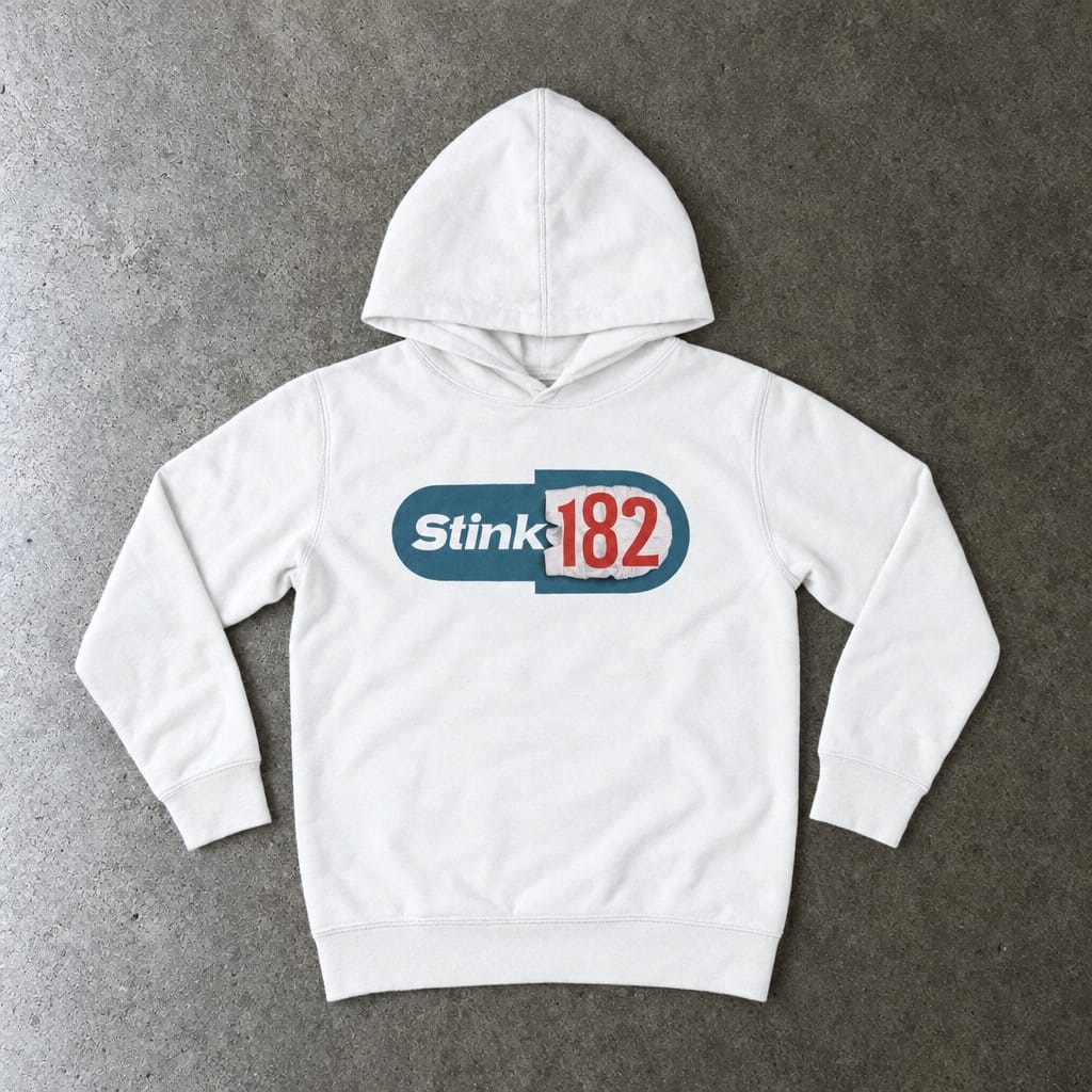 Stink-182 Toddler Hoodie White / 2T