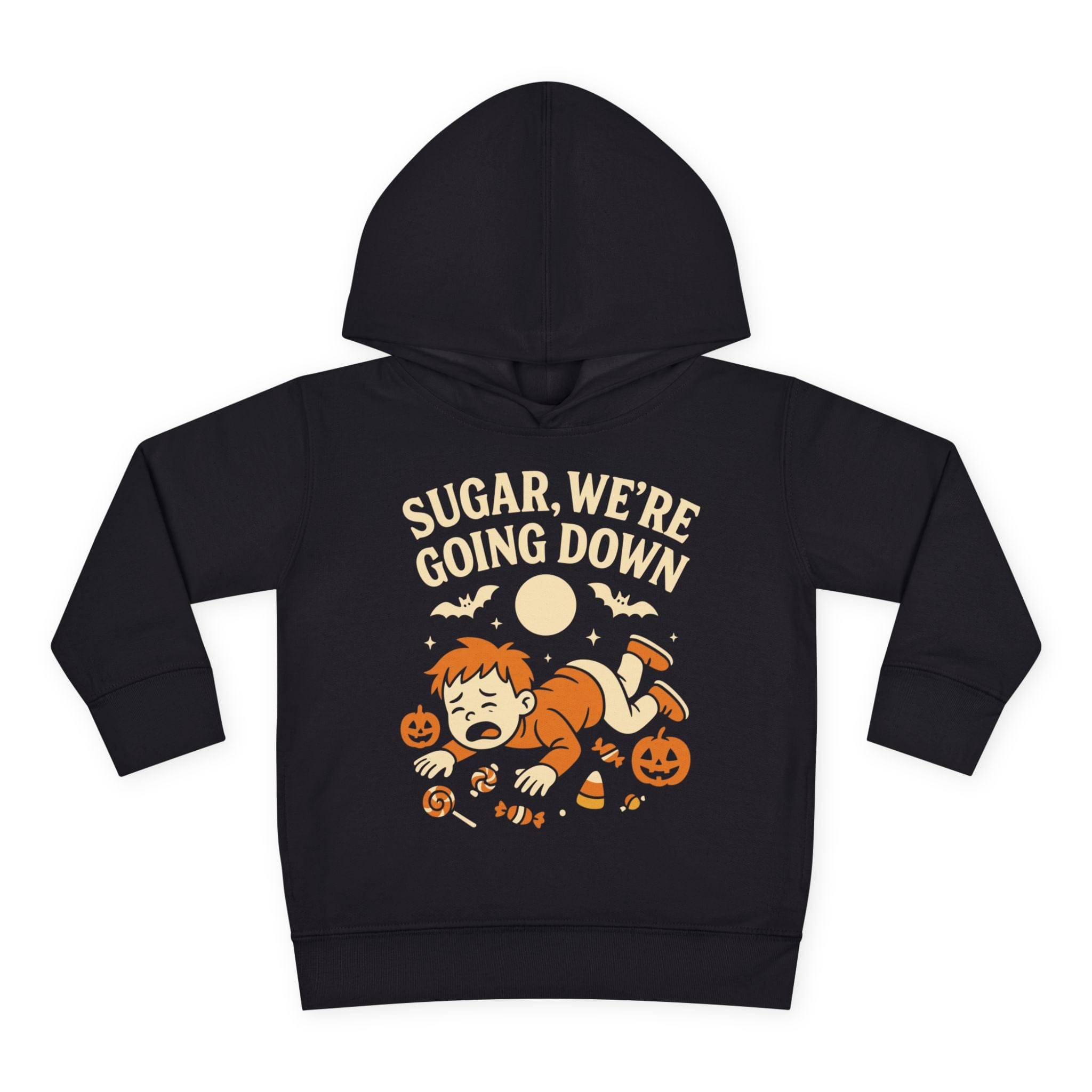 Sugar, We're Going Down Toddler Hoodie 2T / Black