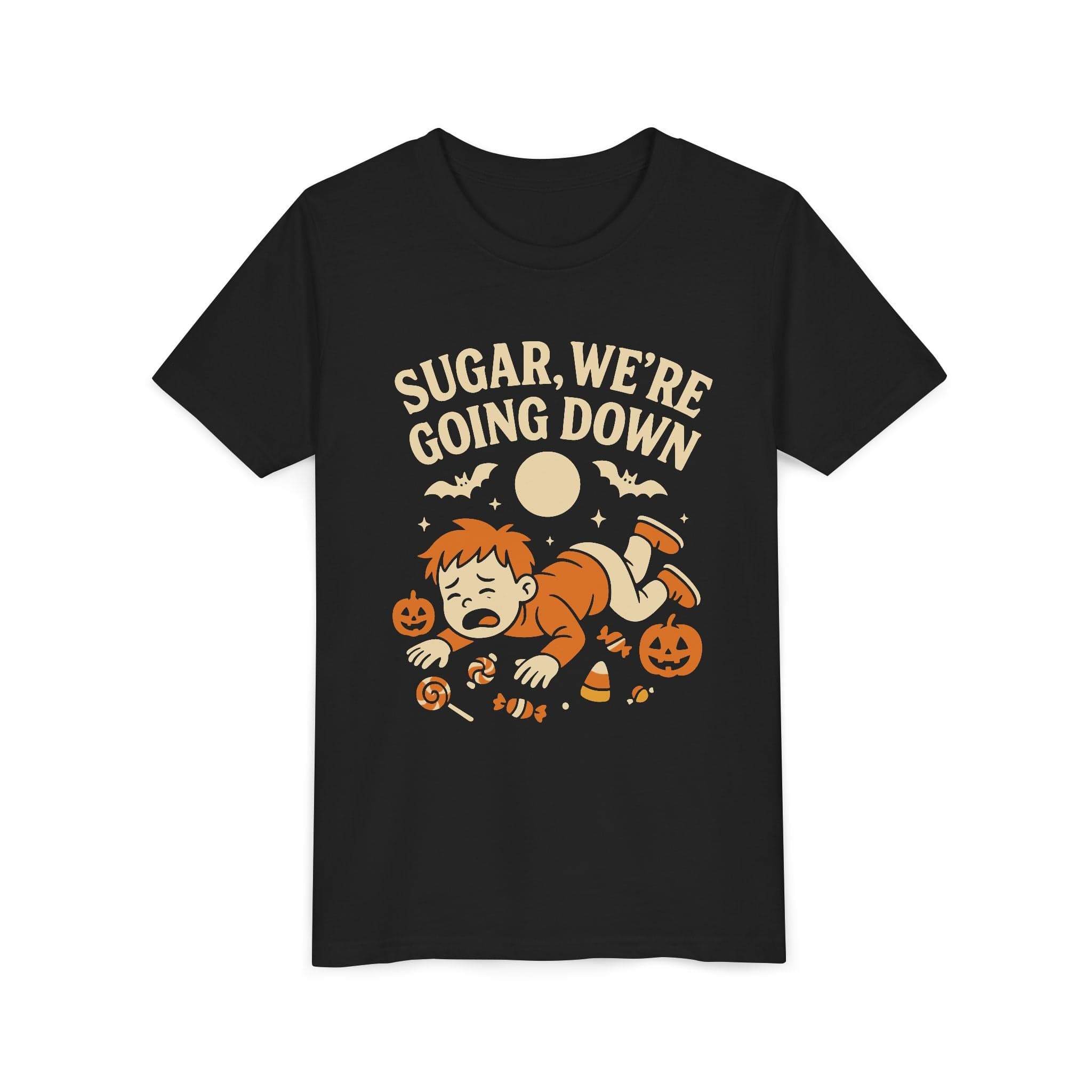 Sugar, We're Going Down Youth Tee S / Black