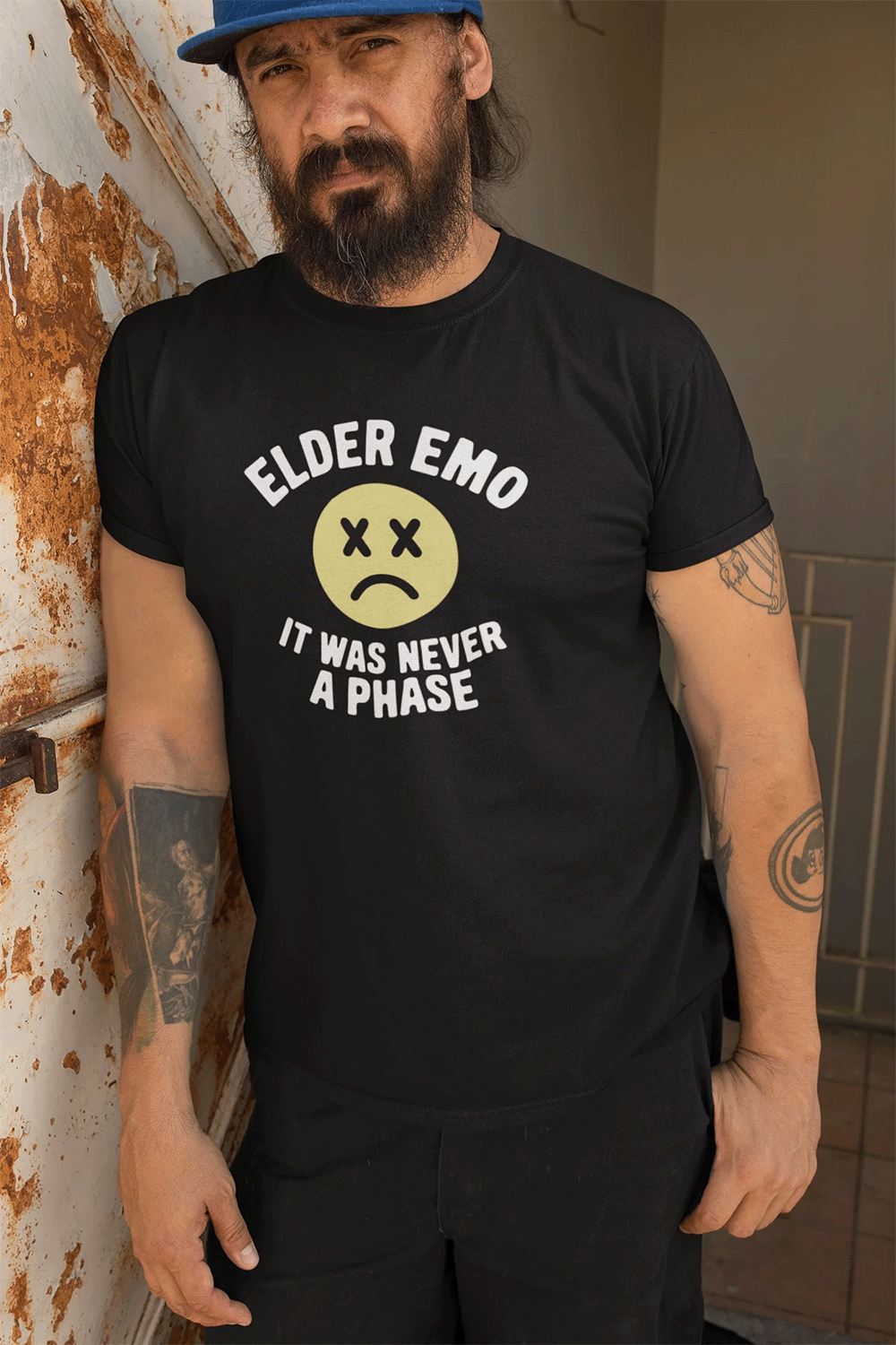Elder Emo Smiley Tee