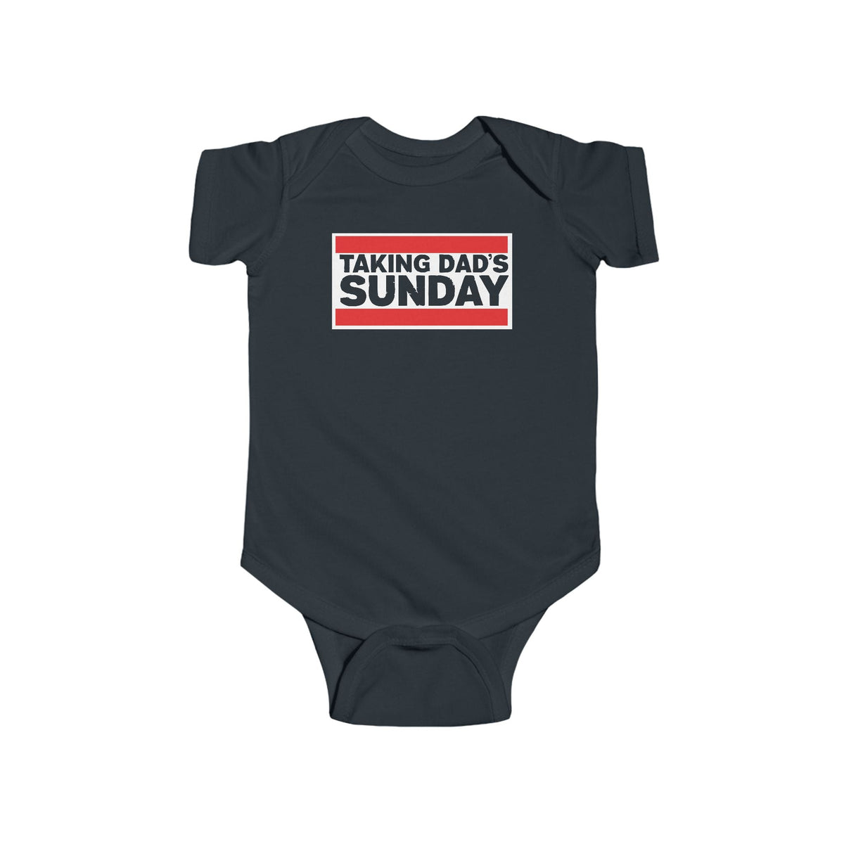 Taking Dad's Sunday - Onesie CA Black / NB (0-3M)