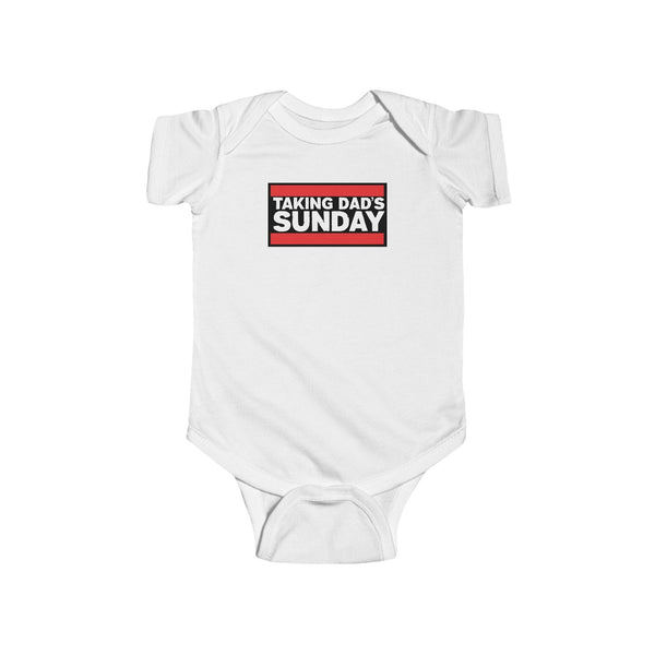 Taking Dad's Sunday - Onesie White / NB (0-3M)