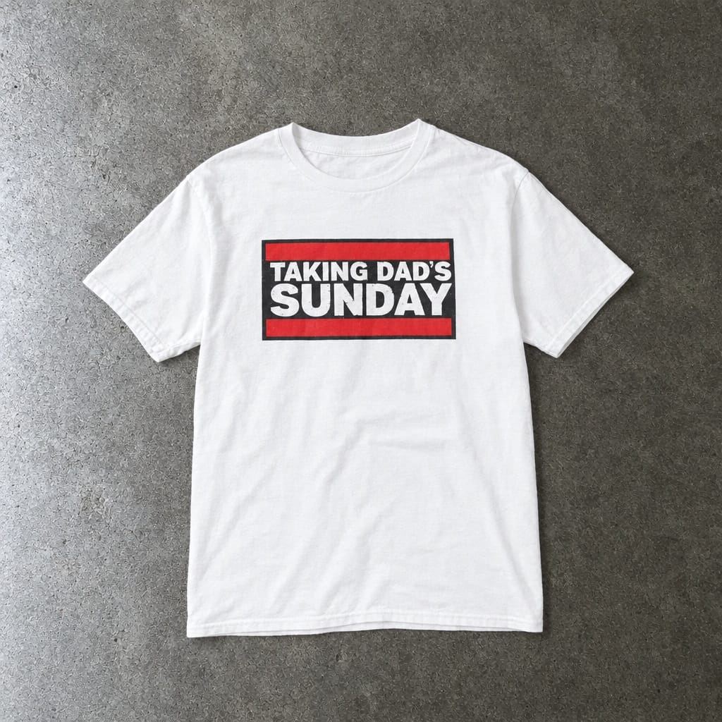 Taking Dad's Sunday - Youth Tee White / XS