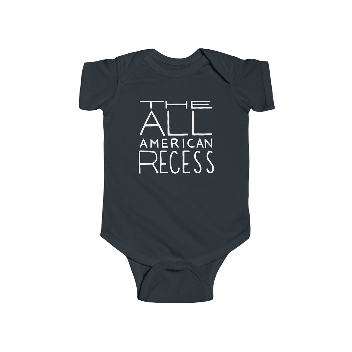 The All-American Recess - Onesie CA Black / NB (0-3M)