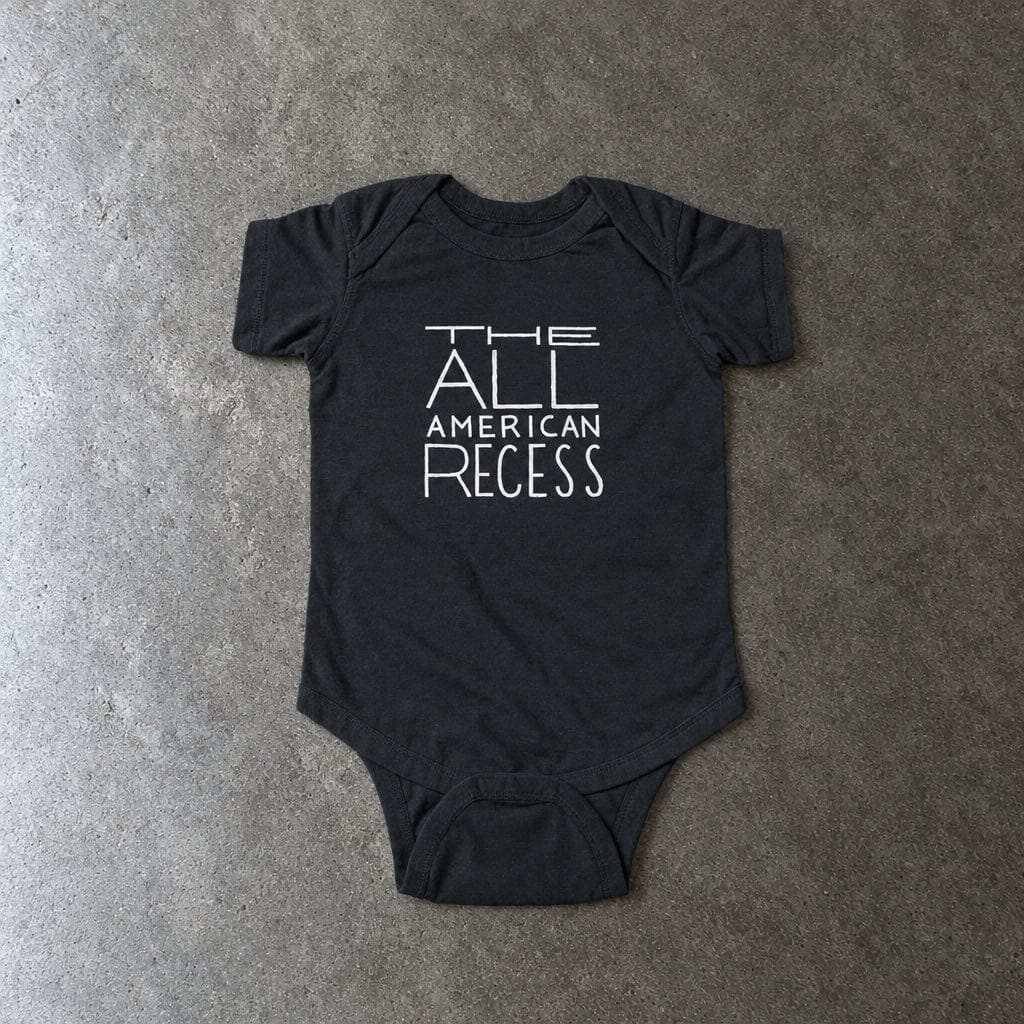 The All-American Recess - Onesie CA Black / NB (0-3M)