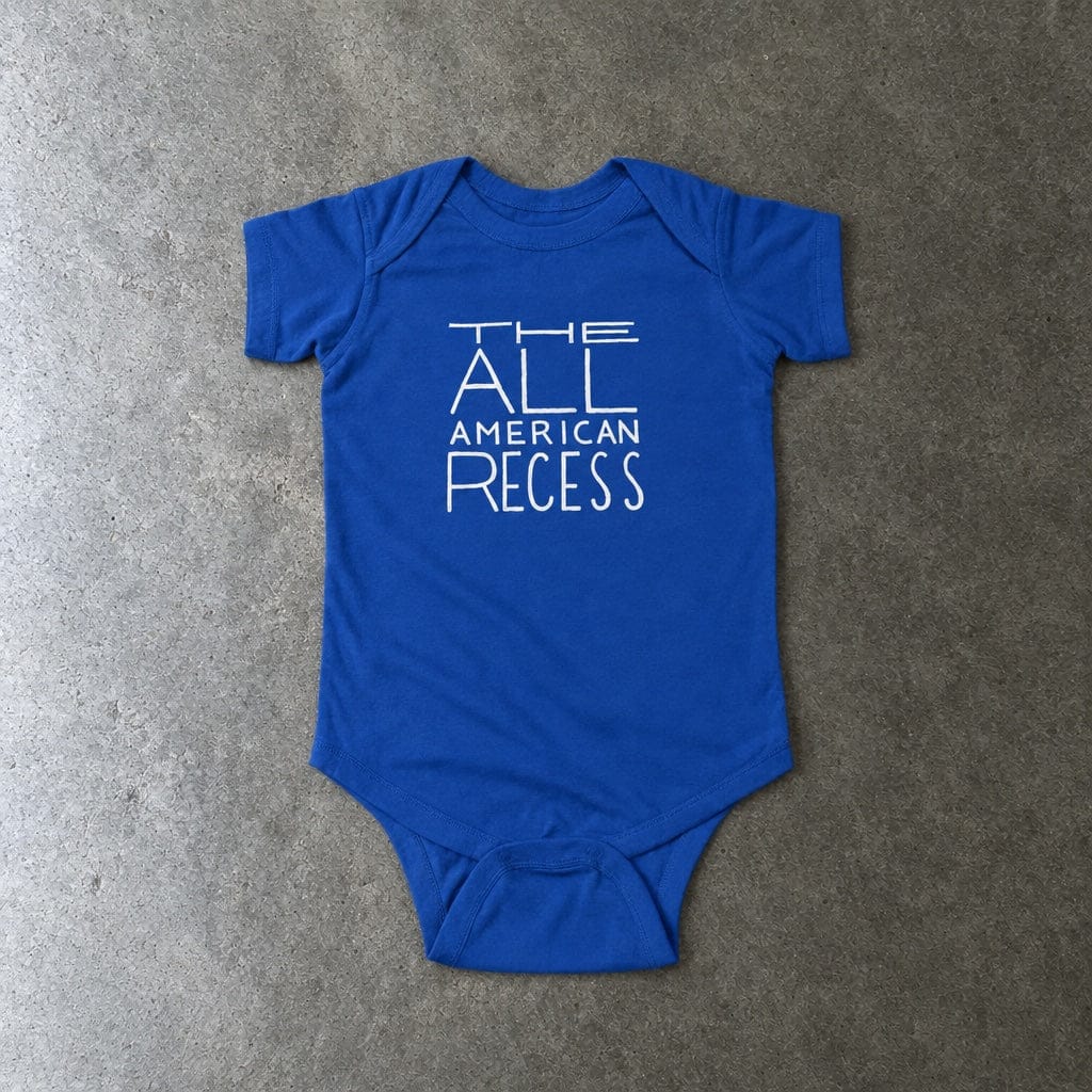 The All-American Recess - Onesie CA Royal / 18M